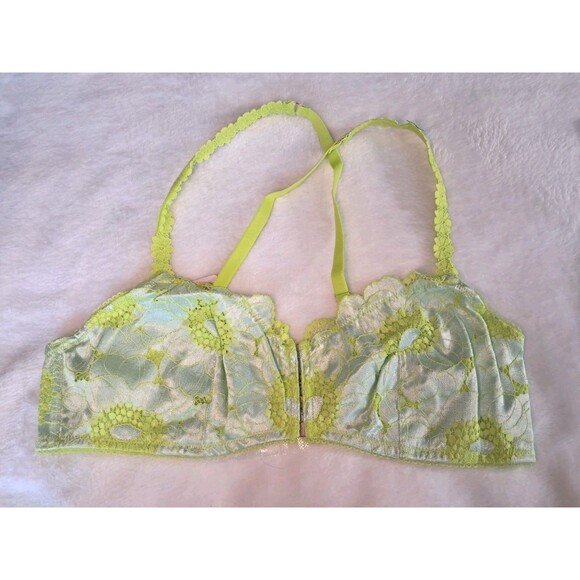 Savage Fenty Perfect Poppies Lace Bralette Seashell Poppylicious Size XL NWT - Picture 4 of 10